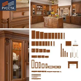 Facade systems for kitchens furniture bergonso